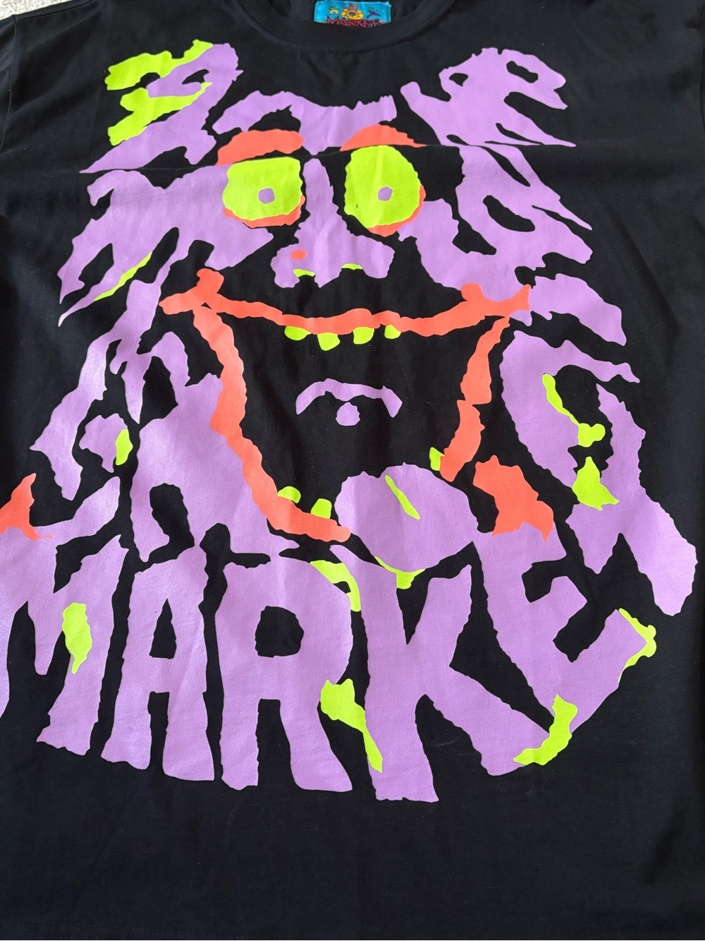 Market Studios Funkadelic Graphic Tee Black Oversized Streetwear T-Shirt - Picture 3 of 5